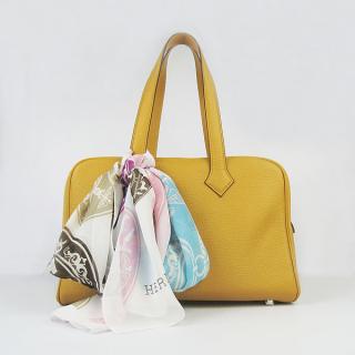 Imitation Bowling Yellow Cow Leather Cross Body Bag Sold Online