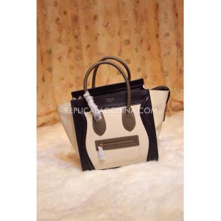 Imitation Celine Handbag YT5379 Khaki Calfskin