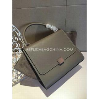 Imitation Celine Trapeze Calfskin Handbag