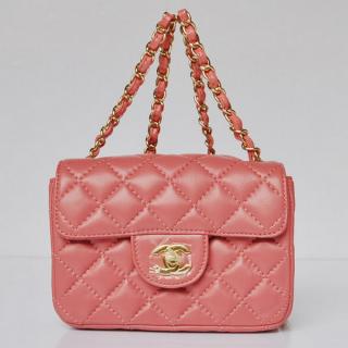 Imitation Chanel Classic Flap bags Pink 1115 YT0351