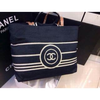 Imitation Chanel Handbag YT7744 Blue Denim Sale