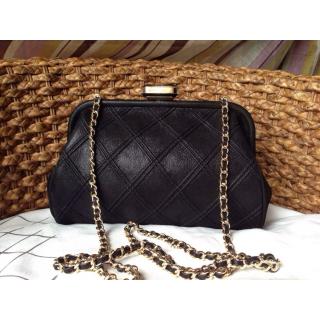 Imitation Chanel New Clutch Shoulder Bag Black 2014