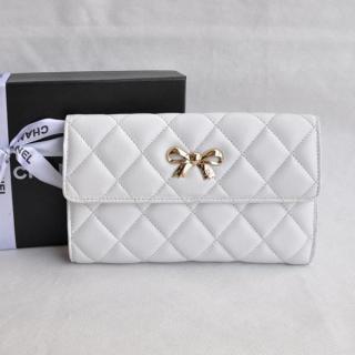 Imitation Chanel Wallet Wallet White