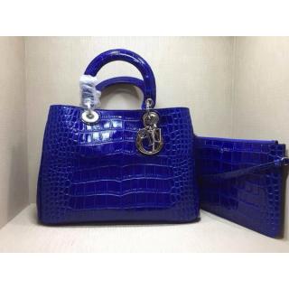 Imitation Dior Diorissimo Blue YT5450 Lambskin