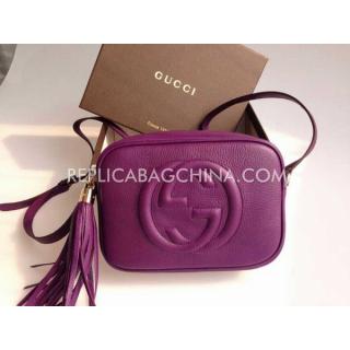 Imitation Gucci Calfskin Purple YT0801