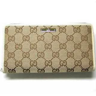 Imitation Gucci Wallet Canvas Ladies Coffee