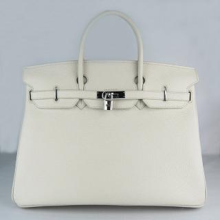 Imitation Hermes Birkin Cow Leather Ladies Beige