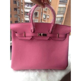 Imitation Hermes Birkin Togo Leather Bag Pink