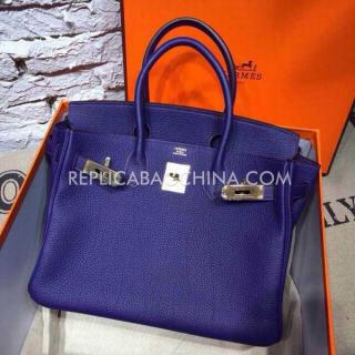 Imitation Hermes Birkin YT3754 Blue Online