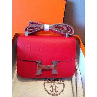 Imitation Hermes Constance 23cm Epsom Bag Red Togo Leather