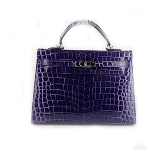 Imitation Hermes Kelly 2way Ladies Purple