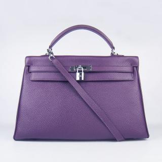 Imitation Hermes Kelly 2way Purple