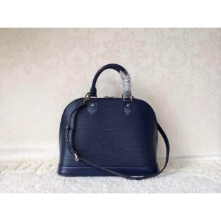 Imitation Louis Vuitton Epi Alma PM Bag M40620 Indigo