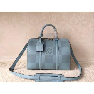 Imitation Louis Vuitton Keepall Mini Luggage Bag Pale Blue