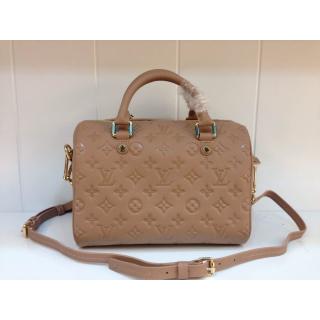 Imitation Louis Vuitton Monogram Empreinte Speedy Bandouliere 25 Bag Camel at UK