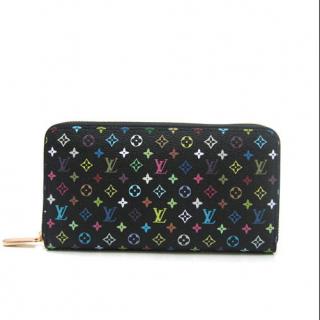 Imitation Louis Vuitton Monogram Multicolore Wallet Black