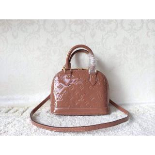 Imitation Louis Vuitton Monogram Vernis Alma BB Bag Nude UK