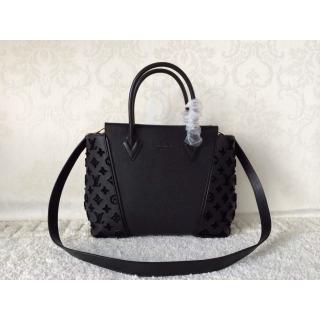 Imitation Louis Vuitton Monogram W PM Tote Bag M94482 Noir DE