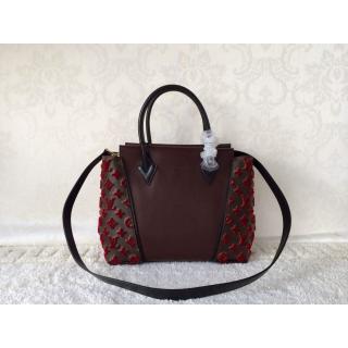 Imitation Louis Vuitton Monogram W PM Tote Bag M94610 Chocolat