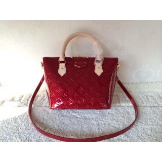 Imitation Louis Vuitton Montebello Monogram Vernis Bag Red