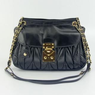 Imitation Miu Miu Lambskin Black