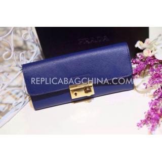 Imitation Prada Purse Calfskin Wallet YT0633