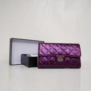 Imitation Wallet YT5496 Purple Lambskin