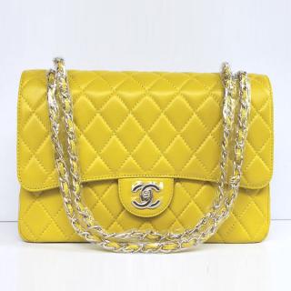 Knockoff Chanel Classic Flap bags Ladies Yellow