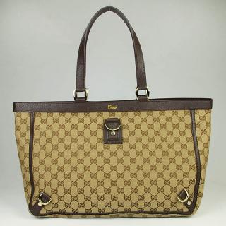 Knockoff Gucci Tote bags Canvas Brown Handbag