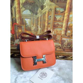 Knockoff Hermes Constance 23cm Epsom Bag Orange Togo Leather