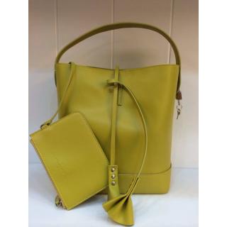 Knockoff Louis Vuitton NN14 Cuir Nuance Bag Lemon