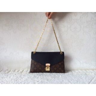 Knockoff Louis Vuitton Pallas Chain Bag Noir M41223