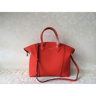 Knockoff Louis Vuitton Soft Lockit MM Bag M94659 Clementine