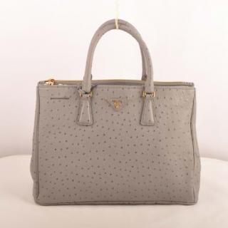 Knockoff Prada Ostrich Skin Grey