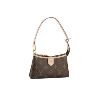 Luxury Monogram Canvas Cow Leather YT1055 Brown