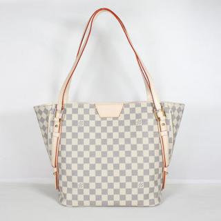 Replica 1:1 Louis Vuitton Damier Canvas Ladies White Canvas