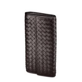 Replica Bottega Veneta Coffee Wallet Lambskin