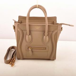 Replica Celine Coffee Crocodile 3way