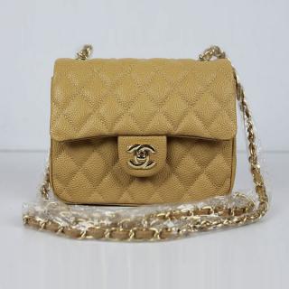 Replica Chanel Classic Flap bags Yellow Ladies YT4030