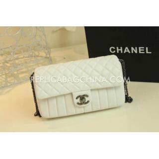 Replica Chanel Classic Flap White Online