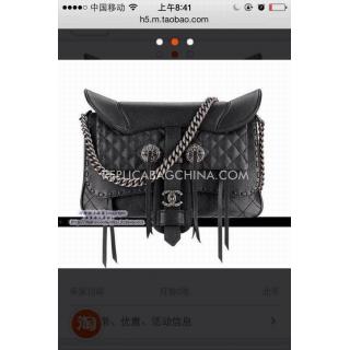 Replica Chanel Paris Dallas Black Cross Body Bag