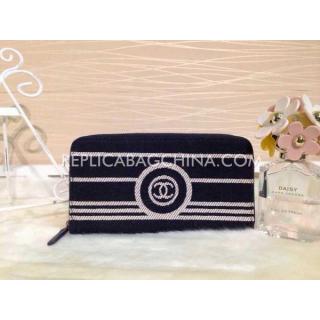 Replica Chanel Purse Black Wallet