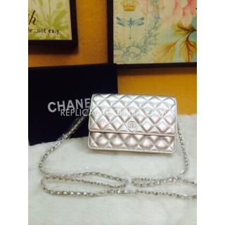 Replica Classic Flap YT6492 Silver Shoulder Bag