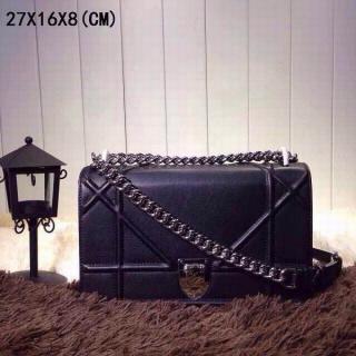 Replica Dior Lambskin Black