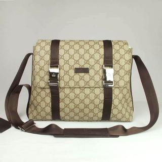 Replica Gucci Messenger bags Khaki Unisex Canvas