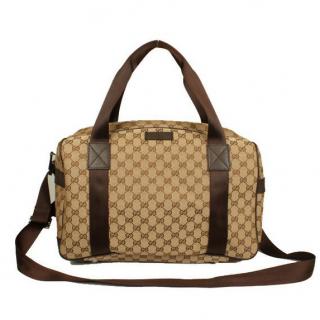 Replica Gucci Travel Cases Apricot Unisex Canvas