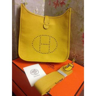 Replica Hermes Evelyne III PM Bag Yellow