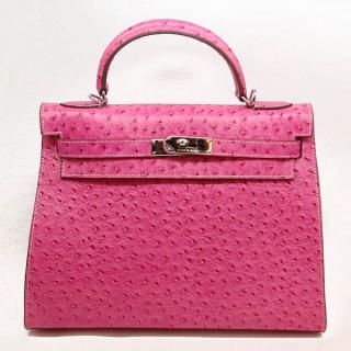 Replica Hermes Kelly 2way Pink