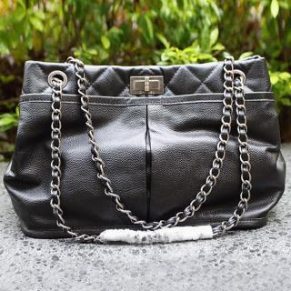 Replica High Quality Chanel Classic bags Black Cross Body Bag Lambskin Online