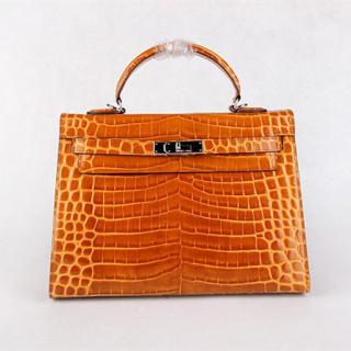 Replica Kelly Crocodile 2way Price